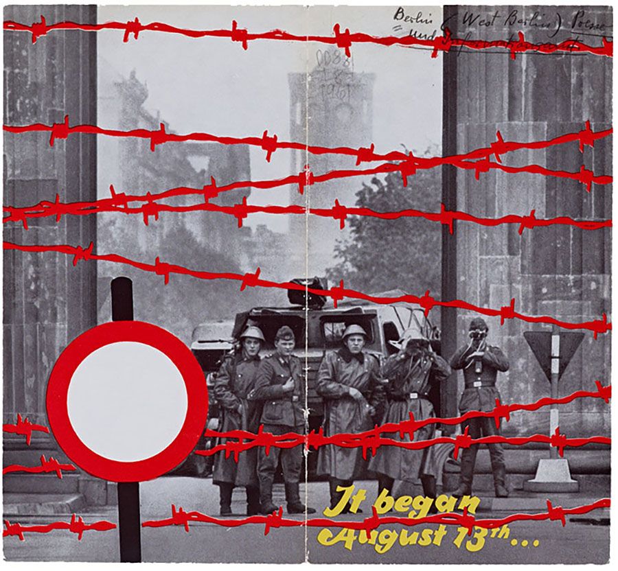 It began August 13th... pamphlet published by The Press and Information Office of Berlin in 1961. From the Library Pamphlet Collection, Hoover Institution Library.